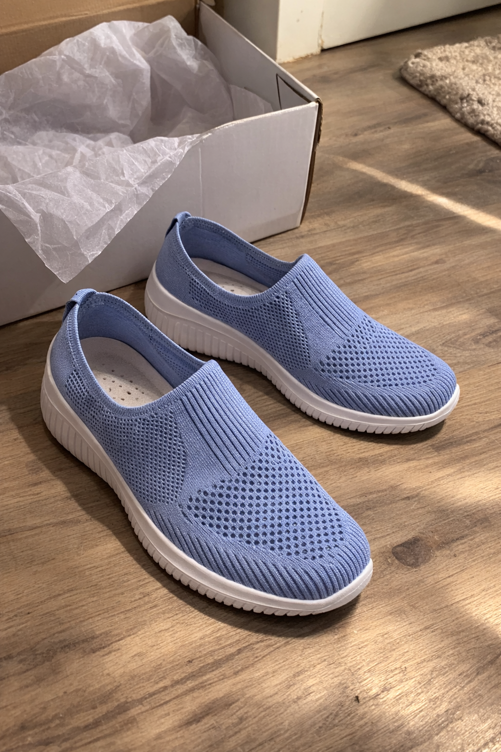 🔥Last Day SALE 50% OFF🔥Women’s Breathable Knit Slip-On Walking Shoes