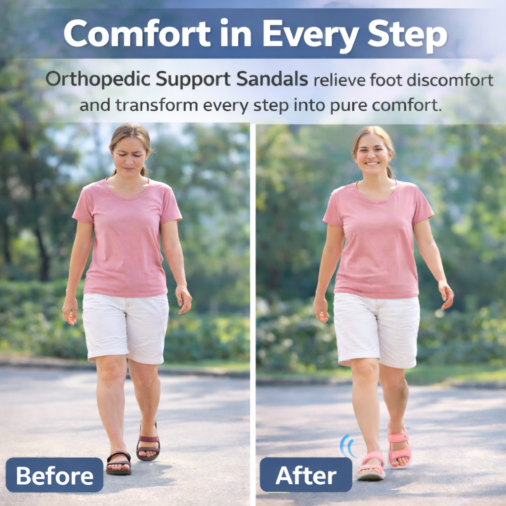🔥2026 Summer Best Seller — Last Day Sale 50% OFF!🔥Women's Soft-Sole Orthopedic Sandals | Ultra-Comfortable Open-Toe Design